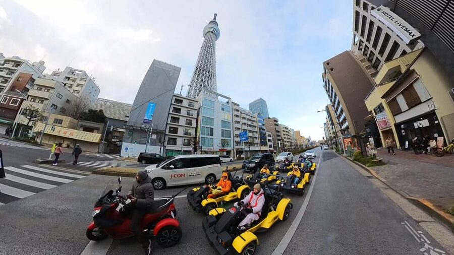 Tokyo Bay: Scenic Skyline Go-Kart Tour (120 Minutes) - Tokyo Station and the Imperial Palace area