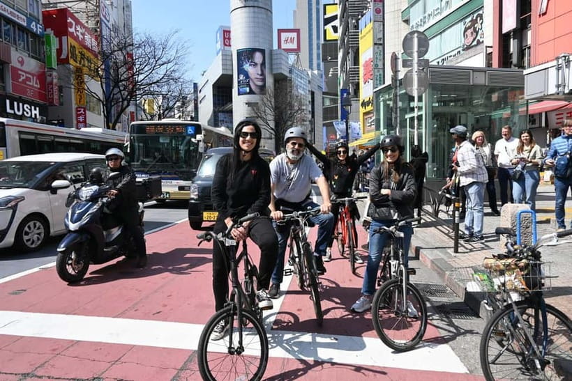 Tokyo Bike Tour: Shibuya, Harajuku & Hidden Gems - Shibuya Crossing Without Losing the Local View