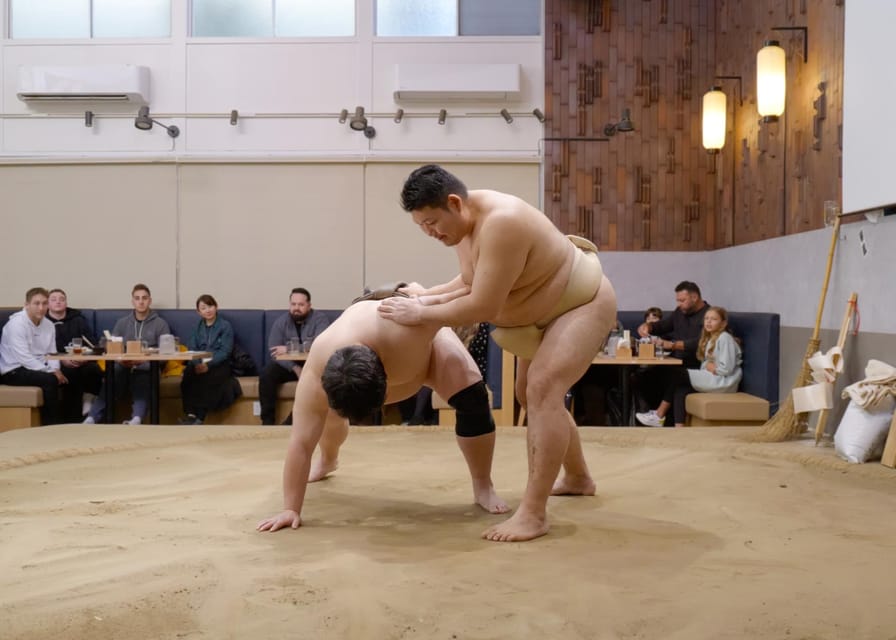Tokyo: Challenge Sumo Wrestlers and Enjoy Meal - Why this sumo experience works so well