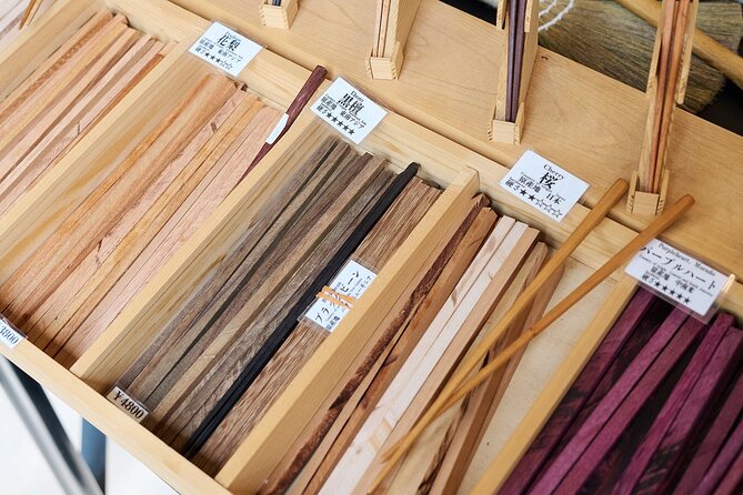 Tokyo Chopstick Making Workshop with Artisan - Adding engraving and taking the chopsticks home