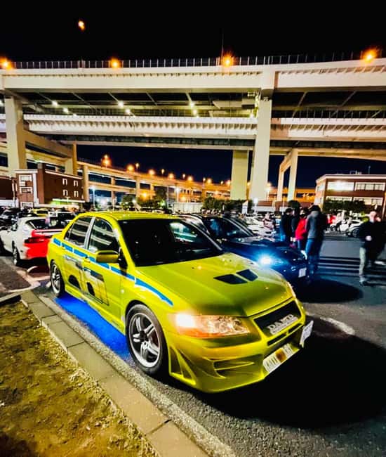 Tokyo: Daikoku Car Meet Experience on a JDM TUNED SPORTS CAR - The ride begins at UDX in Akihabara