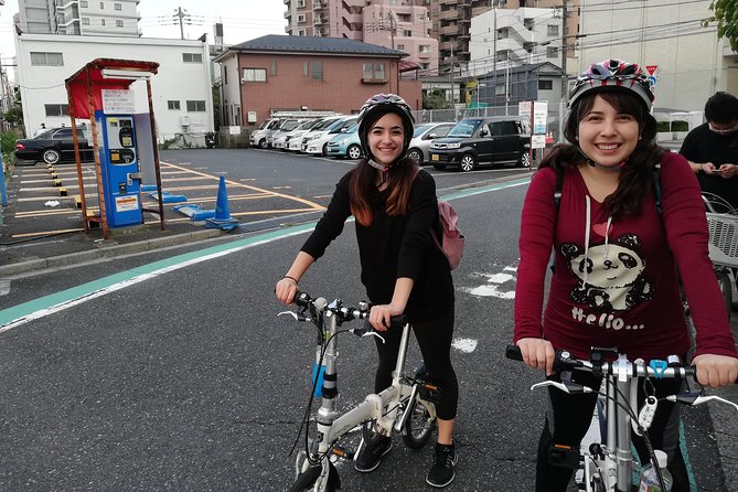 Tokyo downtown bicycle tour Tokyo Backstreets Bike Tour - Oyokogawa Water Park and Tokyo Skytree