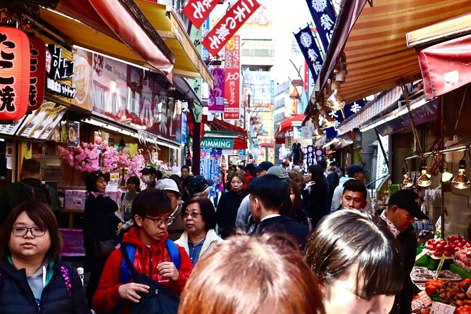 Tokyo: Food Tour in Ueno with 10+ Tastings of Japanese Classics - Ueno Park, a pause between bites