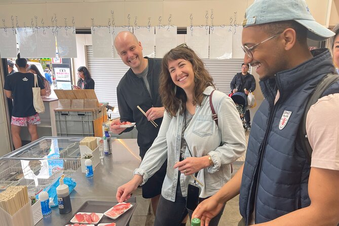 Tokyo Food Tour Taste Fresh Delights at Tsukiji Market - Eating your way through sushi, oysters, and tamago