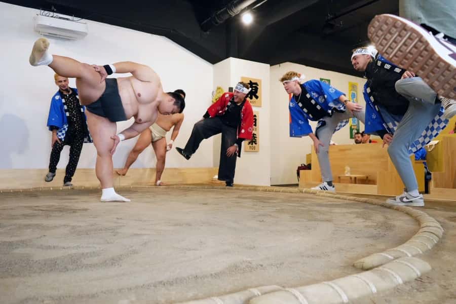 Tokyo Ginza : Sumo and Mikoshi Experience,Open from Sep. - Seating, participation, and value at $97