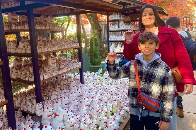 Tokyo: Gotokuji Lucky Cat Temple, Shinjuku Cat Cafe, 3D Giant Cat - Key points at a glance