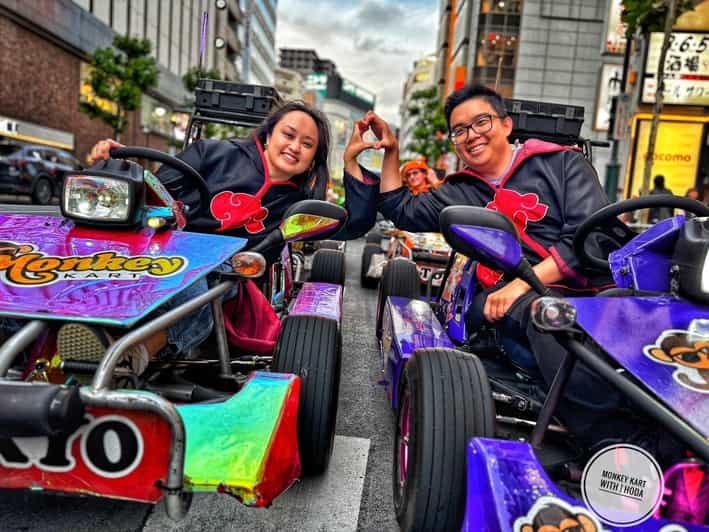 Tokyo: Guided Go Kart Tour from Harajuku to Shibuya Crossing - Meeting at Shibuya and getting ready