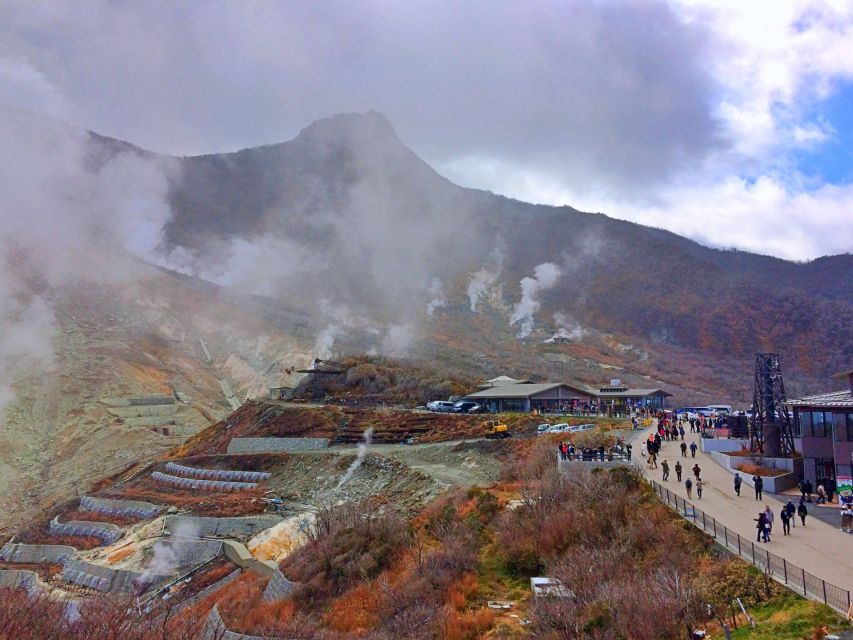 tokyo:Hakone Owakudani & Gotemba Premium Outlet 1d Tour - Owakudani and the black egg tradition