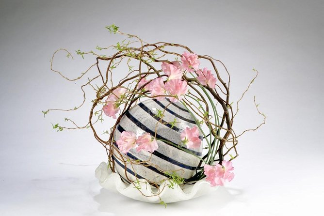 Tokyo Ikebana, Japanese Traditional Flower Arrangement Experience - The first lesson: line, space, and seasonal material