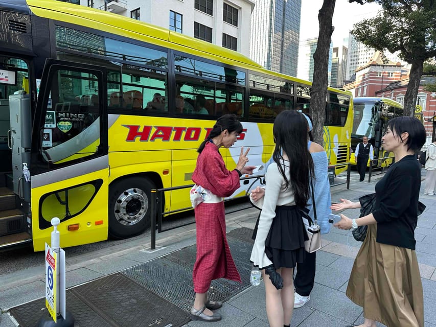Tokyo: Imperial Palace, Sensō-ji Temple, & Tokyo Tower Tour - Bus comfort, walking, and accessibility