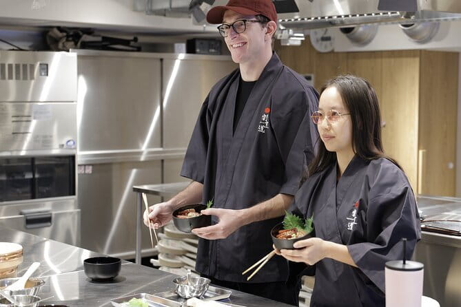 Tokyo Keen Japanese Knife and Sashimi Workshop - Sake tasting and the finish of the class