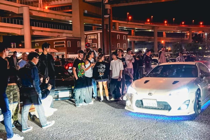 Tokyo: Legendary JDM CAR Daikoku Underground Meetup - Tokyo Tower ends the evening on a familiar note
