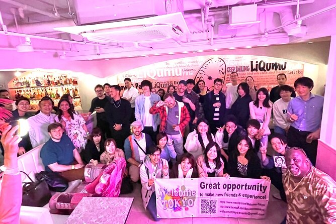 Tokyo Local Friends Solo attend Party All We Can Drink in Shibuya - How the language mix shapes the night
