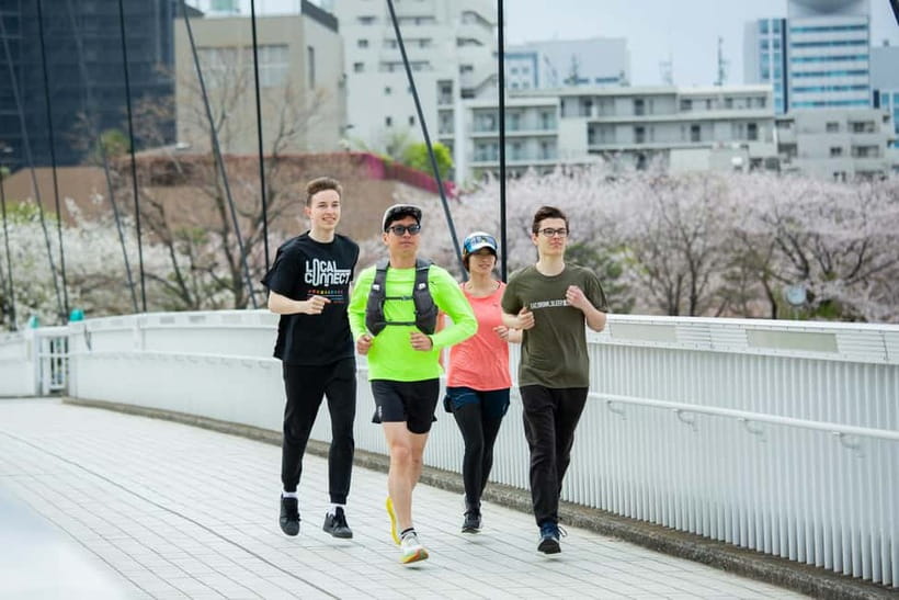 Tokyo : Local Secret "Gym" Running tour - Canals, parks, and art areas break up the route