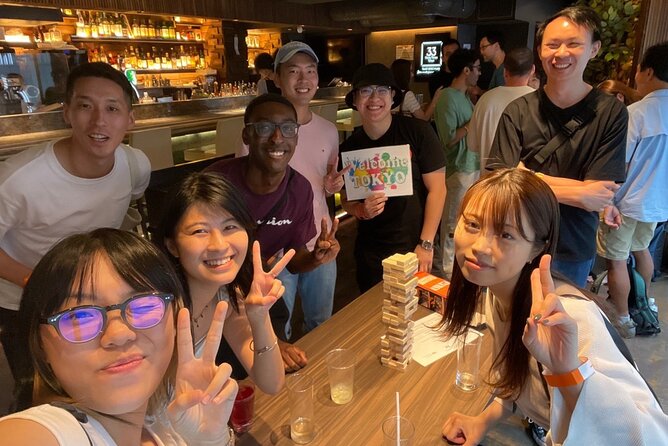 Tokyo Locals & Traveller can come alone Party experience Shibuya - Meeting Japanese locals and international visitors