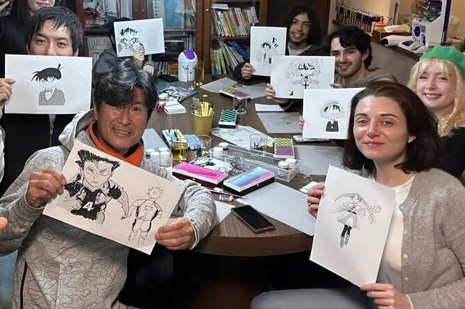Tokyo Manga Drawing Experience Pro Artist Workshop & MangaHistory - Key points to know before booking