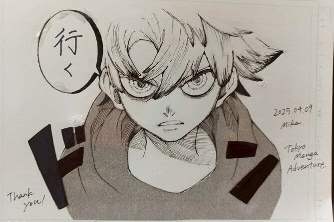 Tokyo Manga Drawing Experience Pro Artist Workshop & MangaHistory - What is included for the $100 price