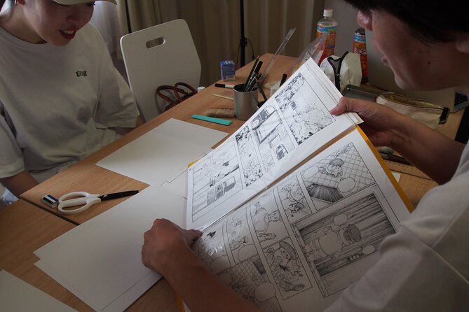 Tokyo Manga Drawing Workshop Guided by Active Pro Manga Artist - Why the eight-person limit matters