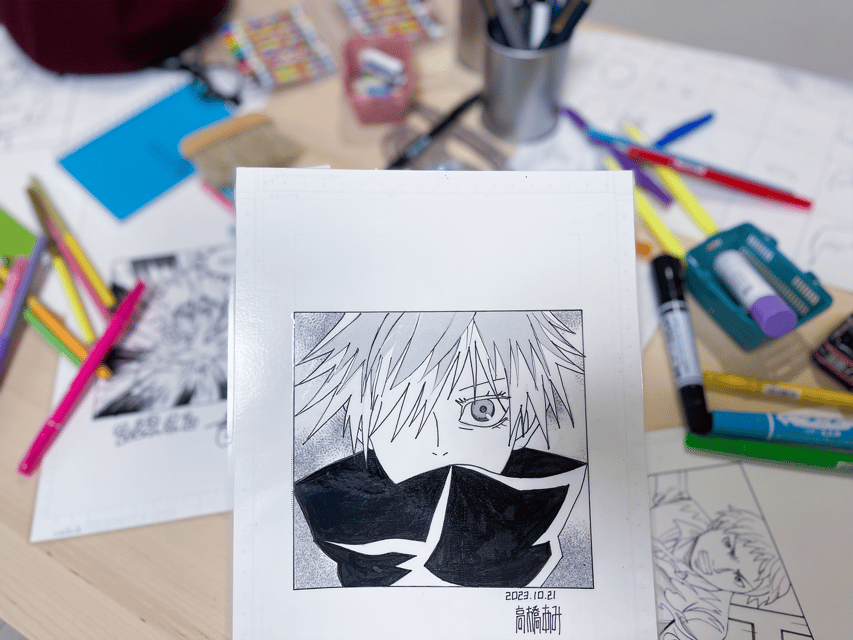 Tokyo: Manga Drawing Workshop Guided by Pro Manga Artist - A good match for families, couples, and solo artists