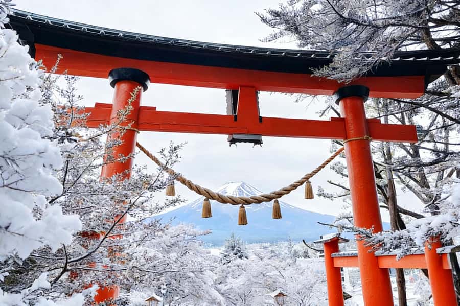 Tokyo: Mount Fuji Day Trip with Scenic & Local Stops - Niikurayama Asama Park and the famous pagoda view