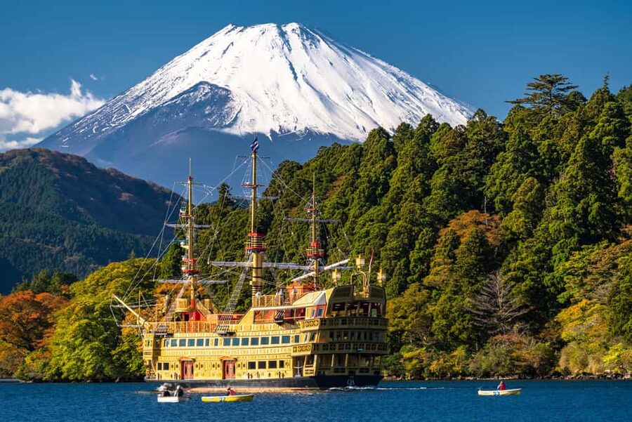 Tokyo: Mount Fuji, Gotemba & Hakone Day Trip by Luxury Bus - Mount Fuji fifth station in 40 minutes