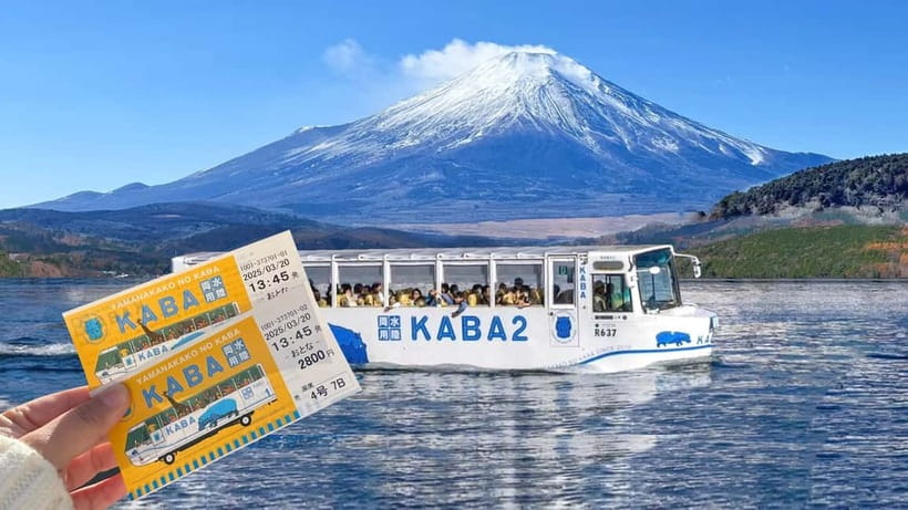 Tokyo: Mount Fuji Views and KABA Amphibious Bus Day Tour - Key points to know before booking