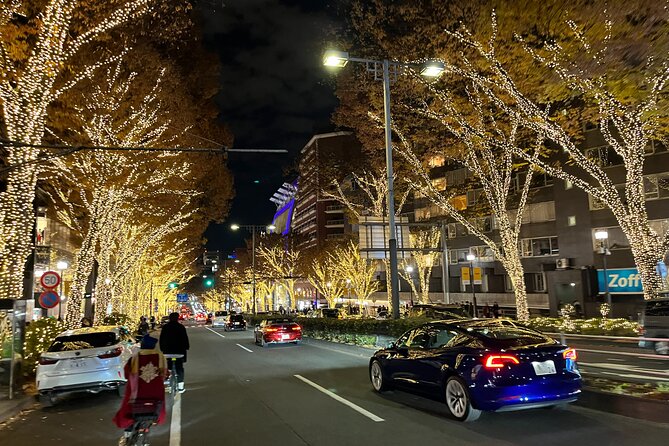 Tokyo Night Bike Tour: From Shibuya to Tokyo Tower via Roppongi - Meiji Jingu Gaien and the calmer side of Tokyo