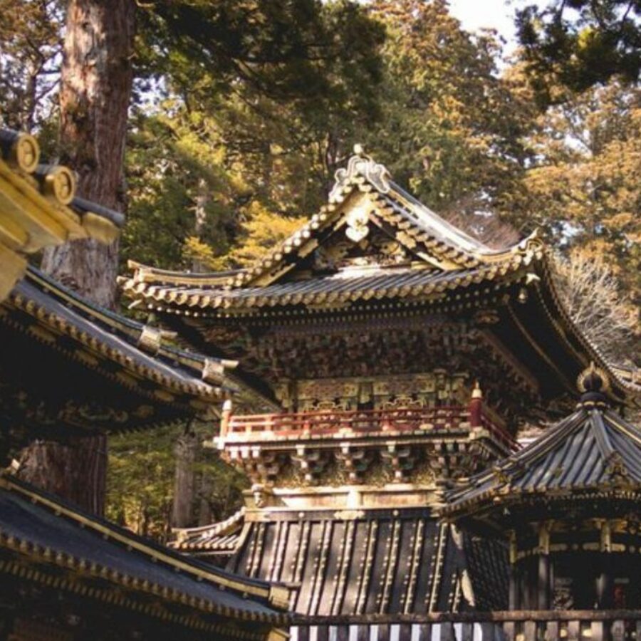 Tokyo: Nikko Kegon Falls Lake Chuzenji Toshogu Temple & More - Shinkyo Bridge and the approach to the sacred area