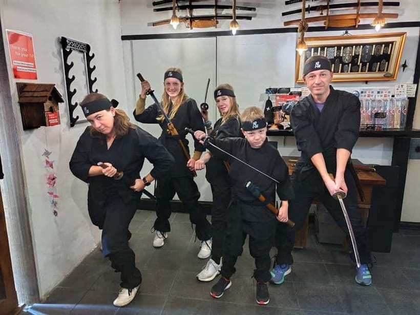 Tokyo: Ninja Experience Cafe Asakusa - Putting on the ninja uniform