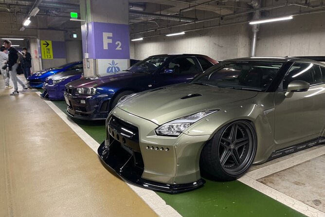 TOKYO PREMIUM CAR TOUR: Daikoku PA & Japan’s Amazing JDM Car Meet - The Shuto Expressway and Rainbow Bridge route