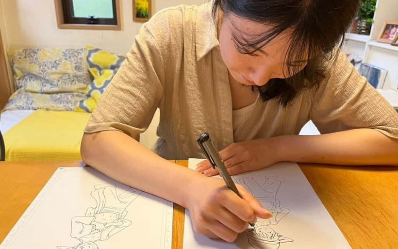 Tokyo: Private Manga Drawing Class with Professional Artist - Finishing with white ink, corrections, and critique