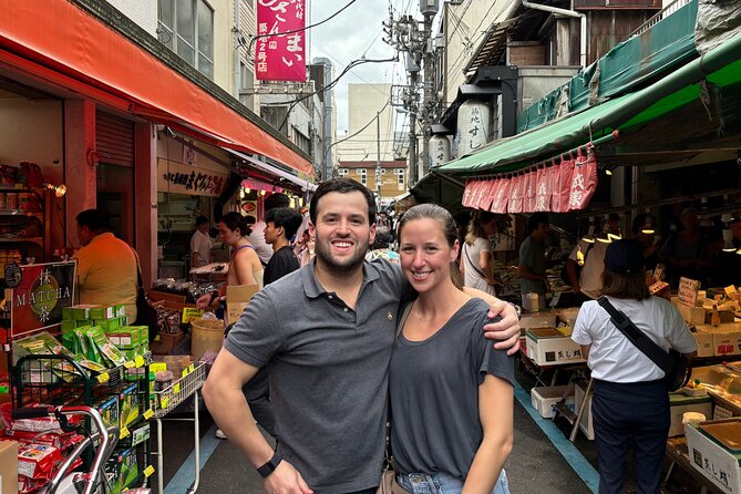 Tokyo: Private Tsukiji Fish Market Tour with 3 Food Stops - Namiyoke Inari Shrine and its lion heads