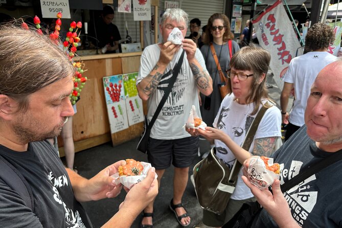 Tokyo: Private Tsukiji Fish Market Tour with 3 Food Stops - Tsukiji Hongwanji Temple’s unusual architecture