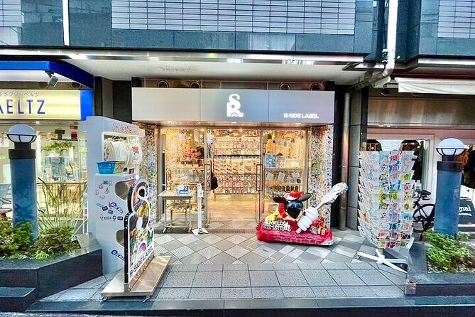 Tokyo Private Vintage Shopping Tour in a Town of youth culture - B-Side Label for stickers and easy gifts