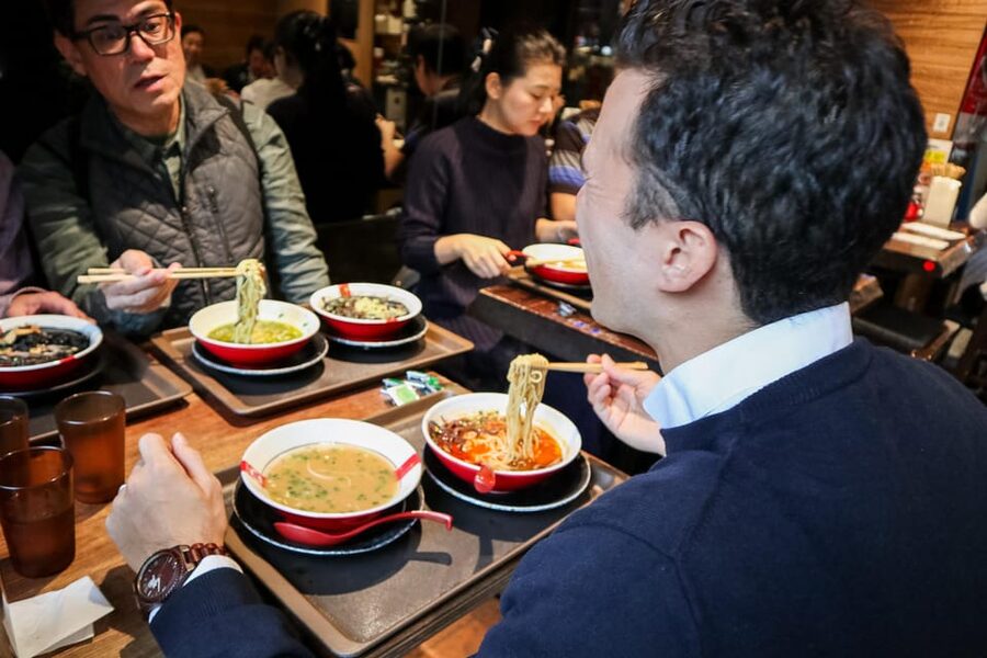 Tokyo: Ramen Tasting Tour with 6 Mini Bowls of Ramen - Dietary needs and physical demands