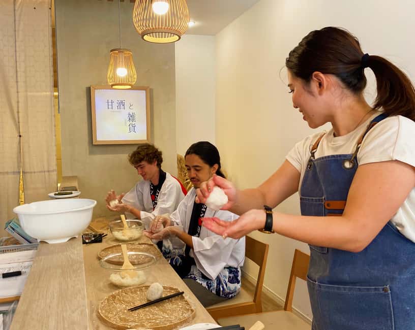 Tokyo: Rice Ball Making Class - Cycling Through Backstreets and Waterfront Paths