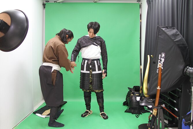 Tokyo Samurai Armor Experience in a Photo Studio - Choosing a warrior look