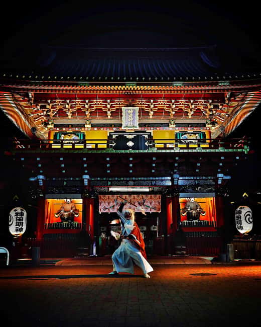 Tokyo: Samurai Entertainment Night Show in Kanda Shrine - What happens during the 8:15 PM performance