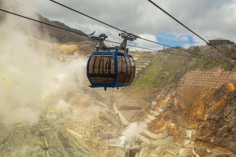 Tokyo:Sea of Mount Fuji, Hakone Ropeway, Ōwakudani, Enoshima - A big day built around Mount Fuji