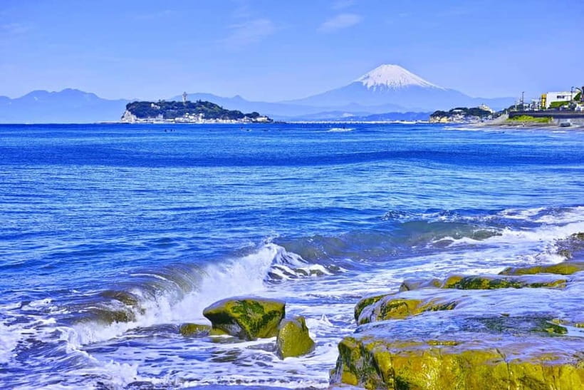 Tokyo:Sea of Mount Fuji, Hakone Ropeway, Ōwakudani, Enoshima - Enoshima brings the day down to the sea