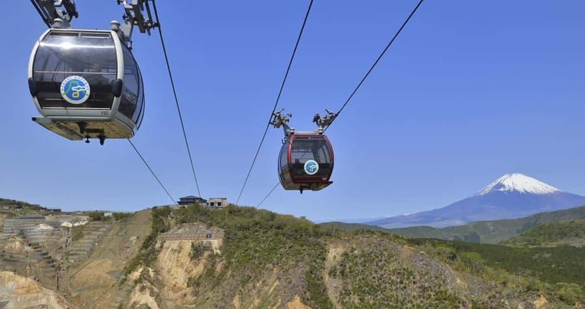 Tokyo:Sea of Mount Fuji, Hakone Ropeway, Ōwakudani, Enoshima - Lake Ashi and the 25-minute pirate ship cruise