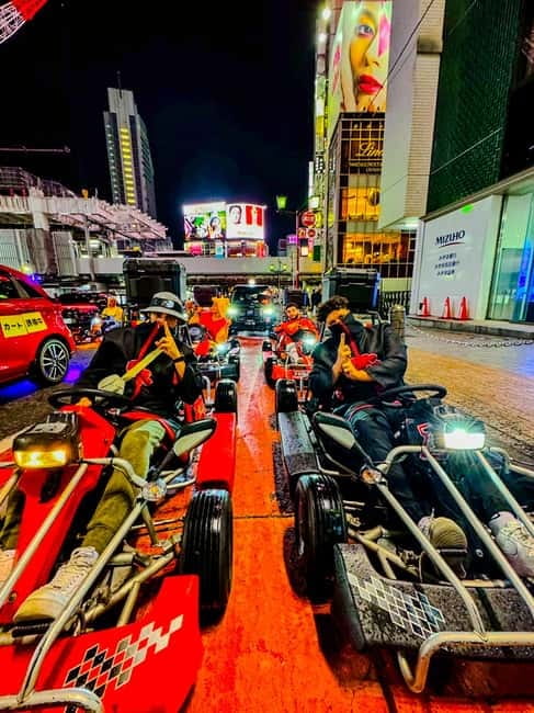 Tokyo: Shibuya and Shinjuku Streets Guided Go-Karting Tour - Key points at a glance