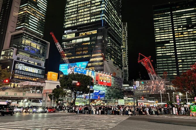 Tokyo: Shibuya Highlights Walking Tour & Secret View Spot - Crossing the world-famous scramble