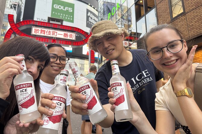 Tokyo Shinjuku Bar Hopping –Wagyu , Ramen & 7 Dishes - First stop: skewers in Kabukicho