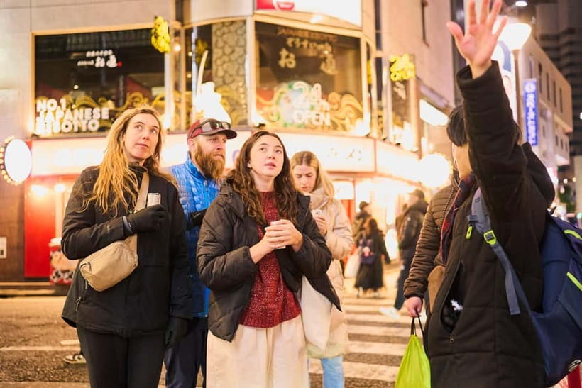 Tokyo: Shinjuku Nightlife & Secret Backstreets Walking Tour - Kabukicho after dark
