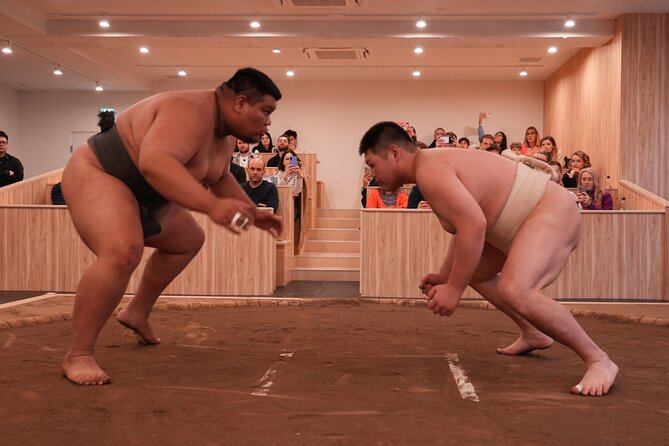 Tokyo Shinjuku Sumo Show & Experience with Photo - Stepping into the dohyō yourself