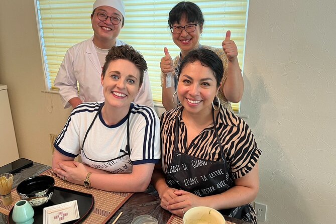 Tokyo Small-Group Ramen, Gyoza & Matcha Class with a Pro Chef - Cooking Japanese comfort food in a four-person class