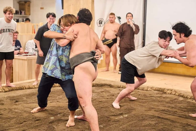 Tokyo Sumo Experience: Chanko & Mochi with a Former Pro - How the pacing works over two hours