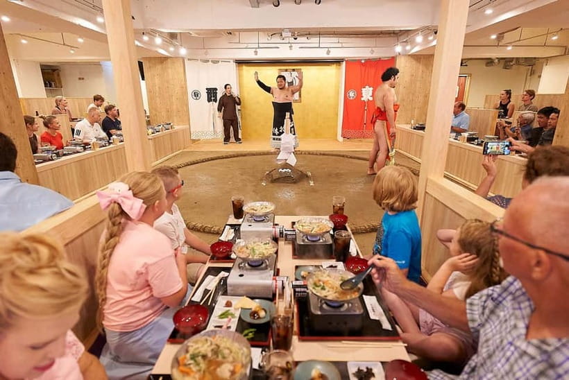Tokyo Sumo Experience: Chanko & Mochi with a Former Pro - Watching former professionals demonstrate sumo