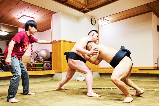 Tokyo Sumo Experience with Live Show & Audience Challenge - A real stable, but not an active training visit